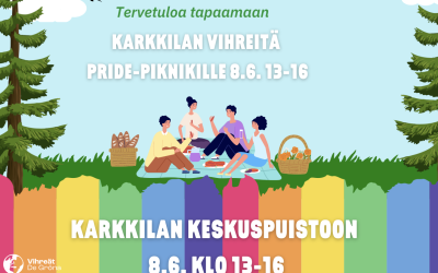 Karkkilan Pride-piknik ja Pride-viikon ohjelmaa
